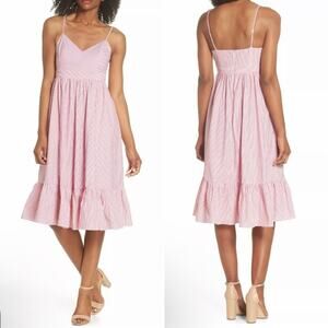 J. Crew Drapey Spaghetti Strap Midi Dress size 0